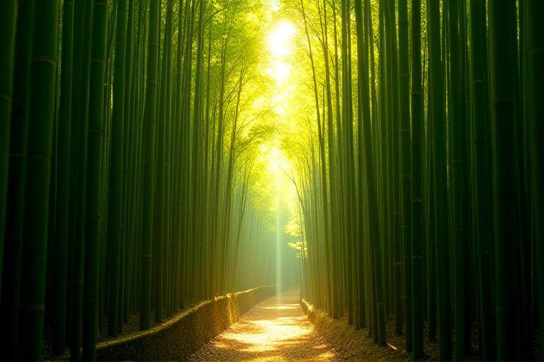 嵐山の竹林